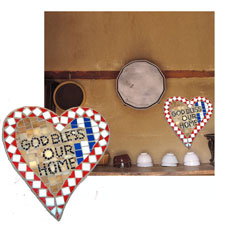 God Bless Our Home Mosaic Paque